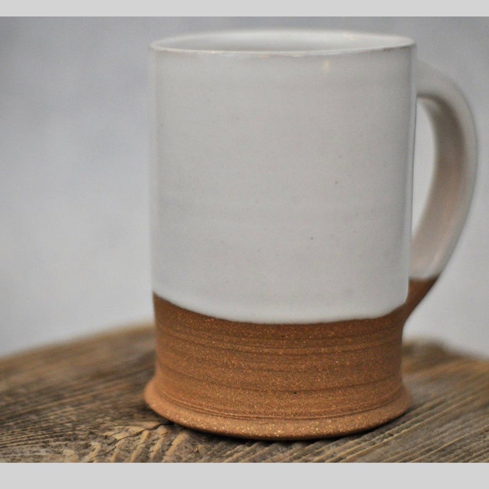 Large Handmade ceramic coffee mug